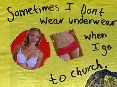 (no) Underwear in Church